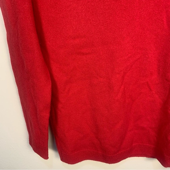 Talbots Pure Cashmere V Neck Pullover Sweater - Picture 7 of 13